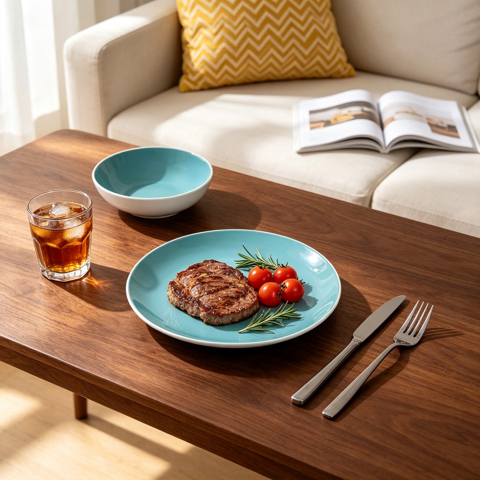 Stoneware Coupe Shape Dinnerware Set