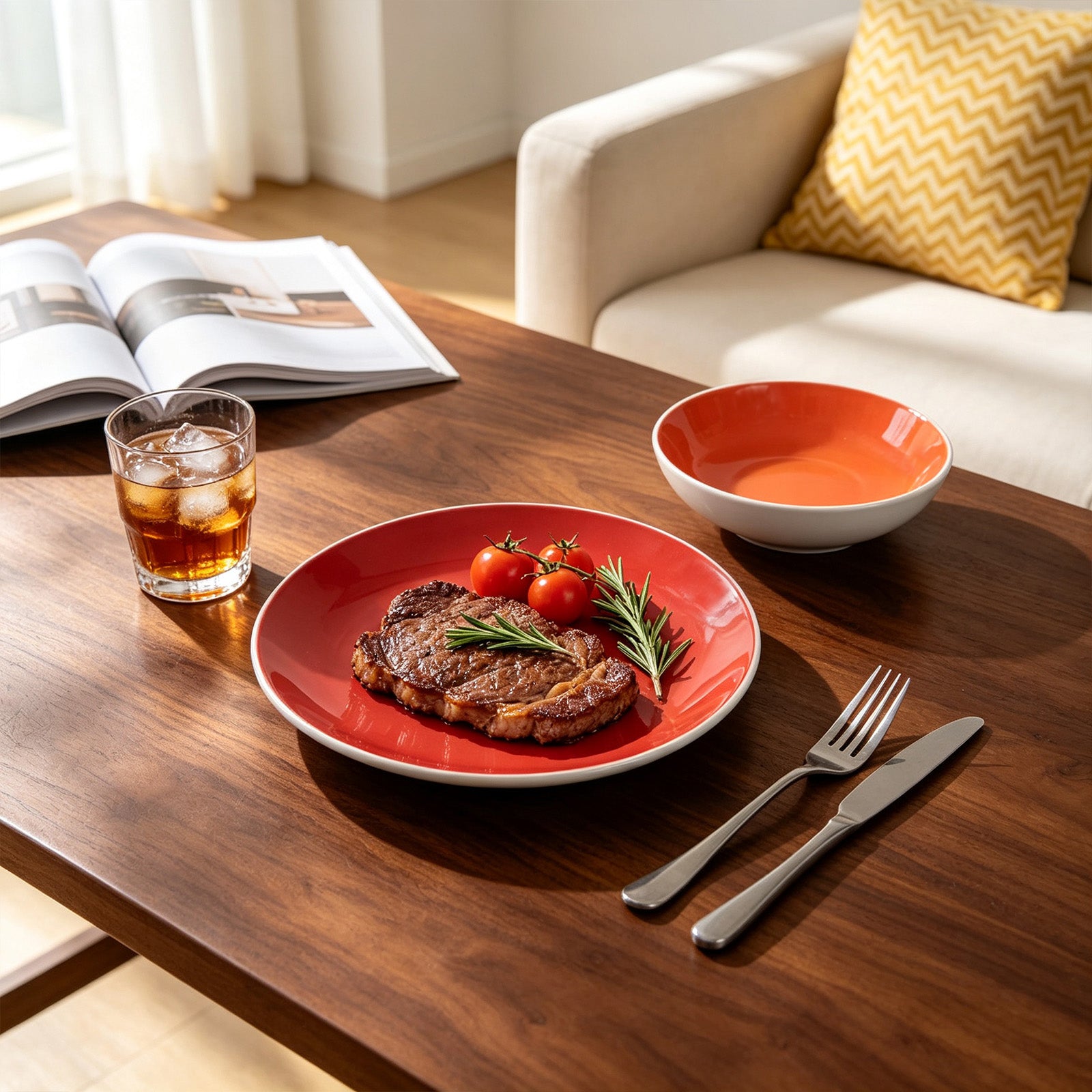 Stoneware Coupe Shape Dinnerware Set