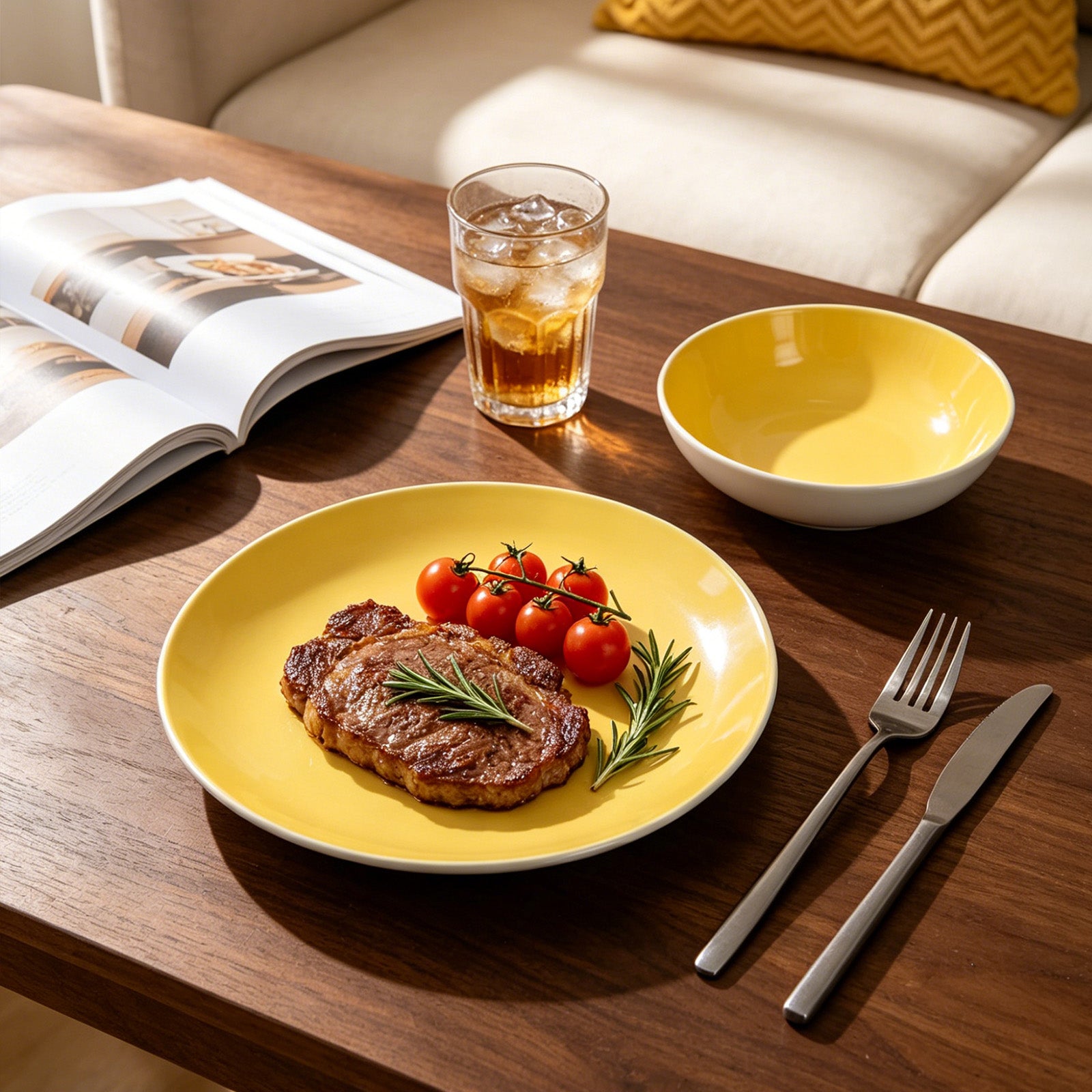 Stoneware Coupe Shape Dinnerware Set