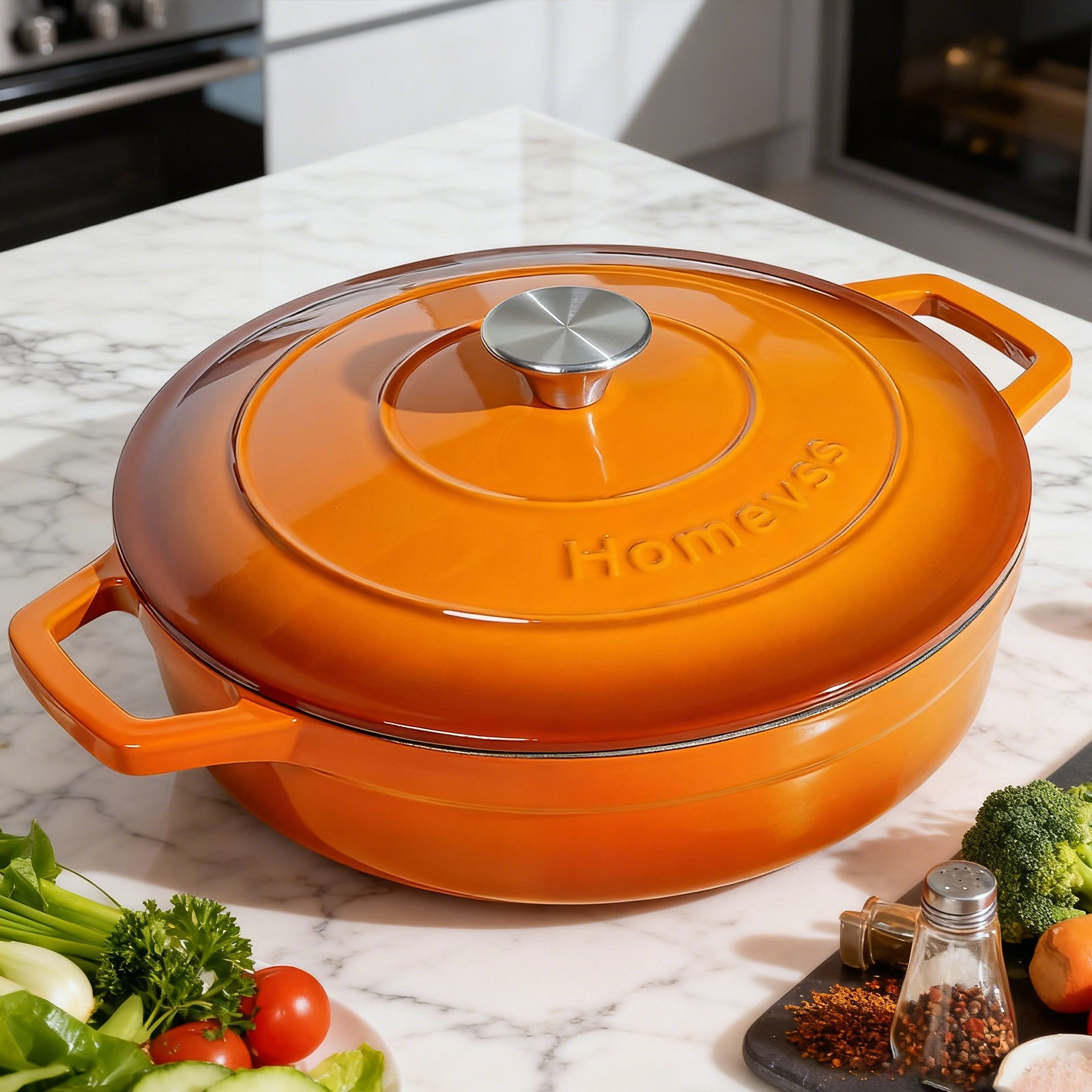 4-Quart Enameled Cast Iron Dutch Oven