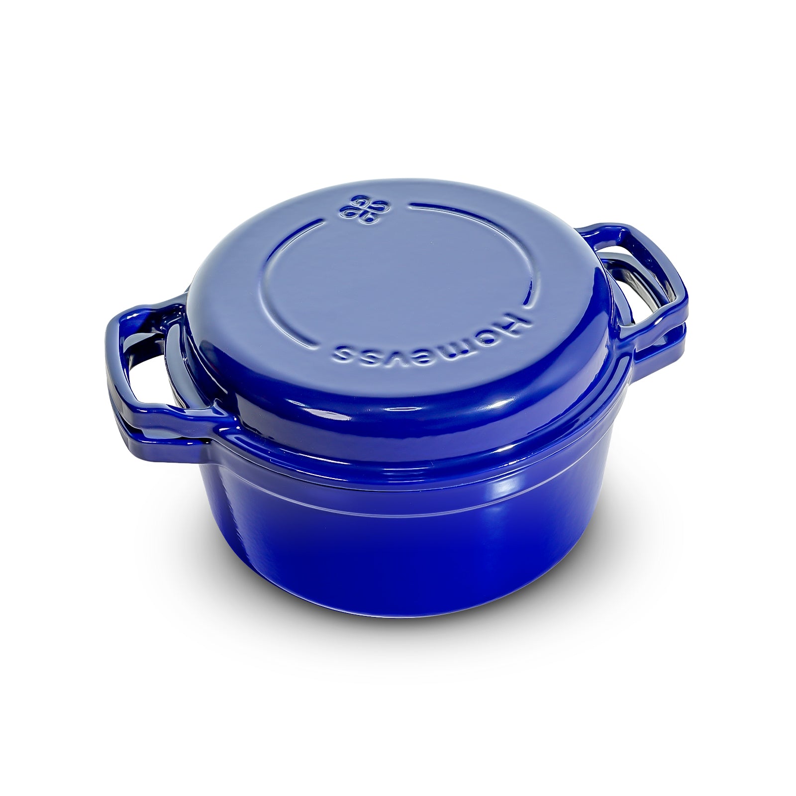 5-Quart Enameled Cast Iron Double Dutch Oven