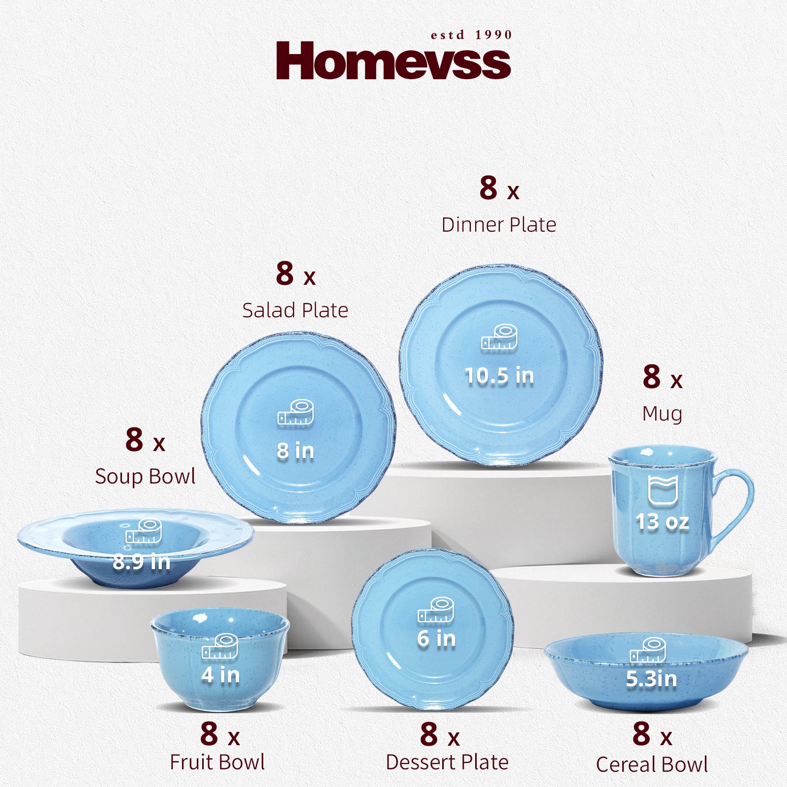 French Countryside Stoneware Dinnerware Set
