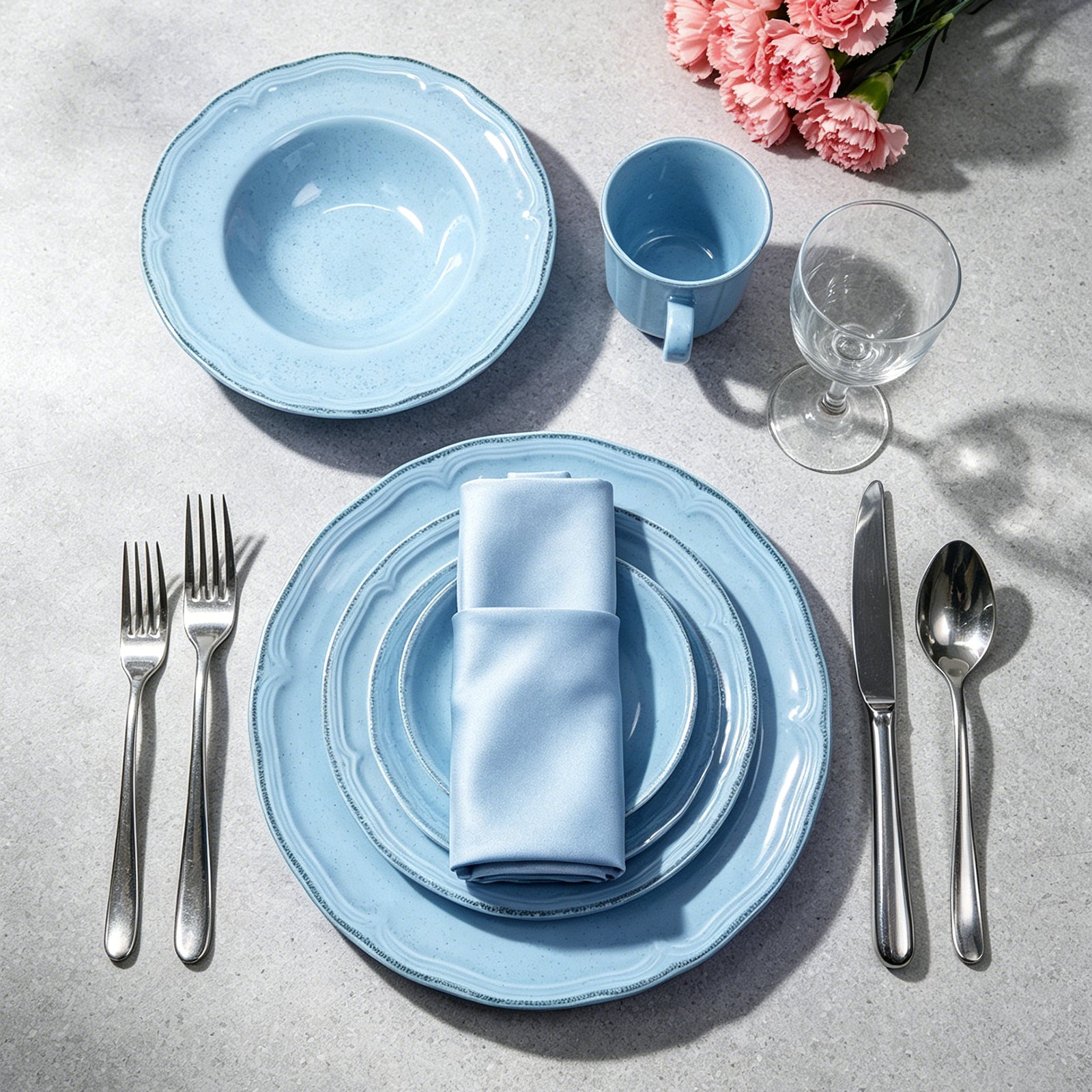 French Countryside Stoneware Dinnerware Set