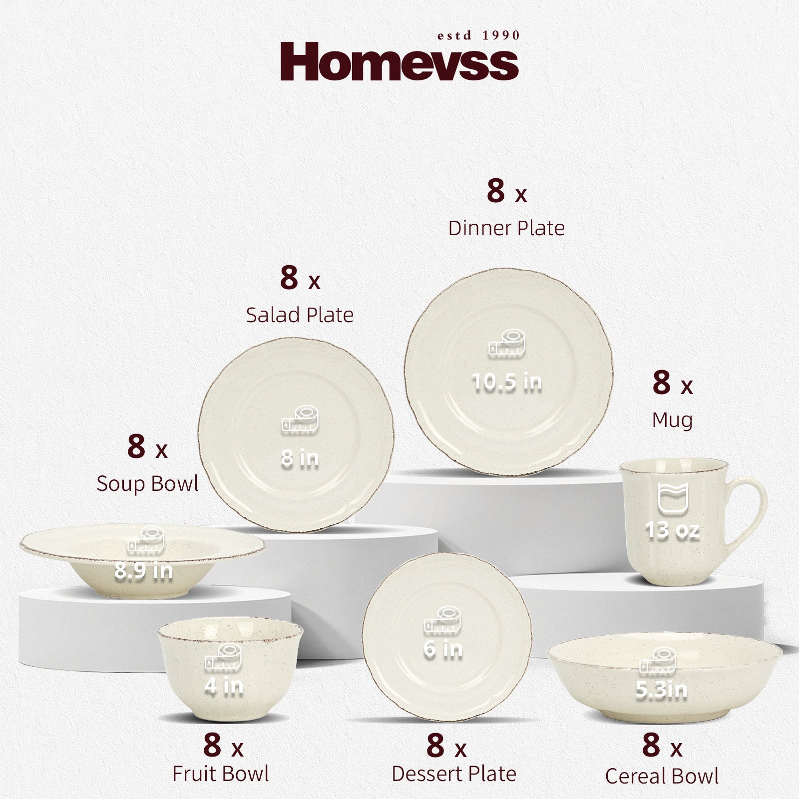 French Countryside Stoneware Dinnerware Set