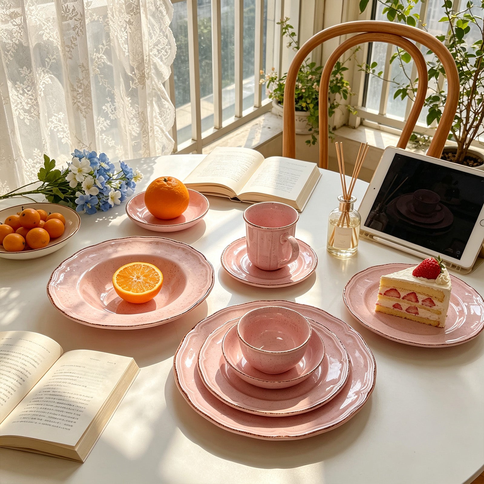 French Countryside Stoneware Dinnerware Set