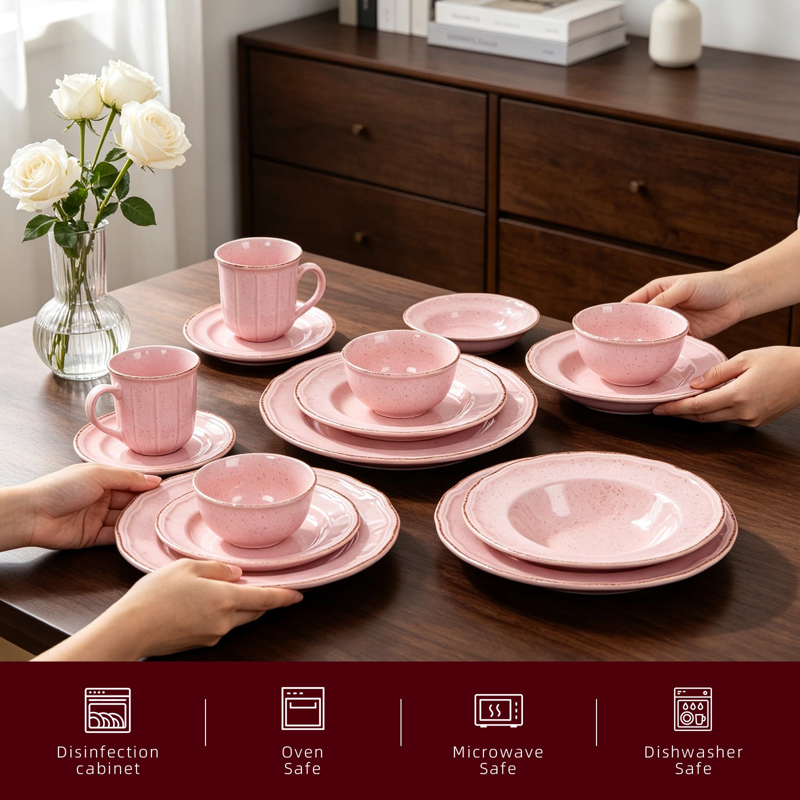 French Countryside Stoneware Dinnerware Set