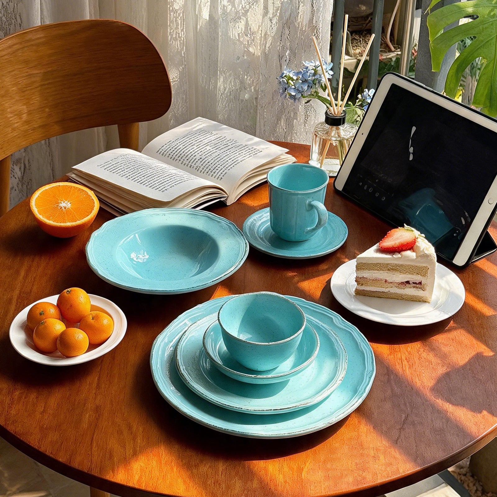French Countryside Stoneware Dinnerware Set
