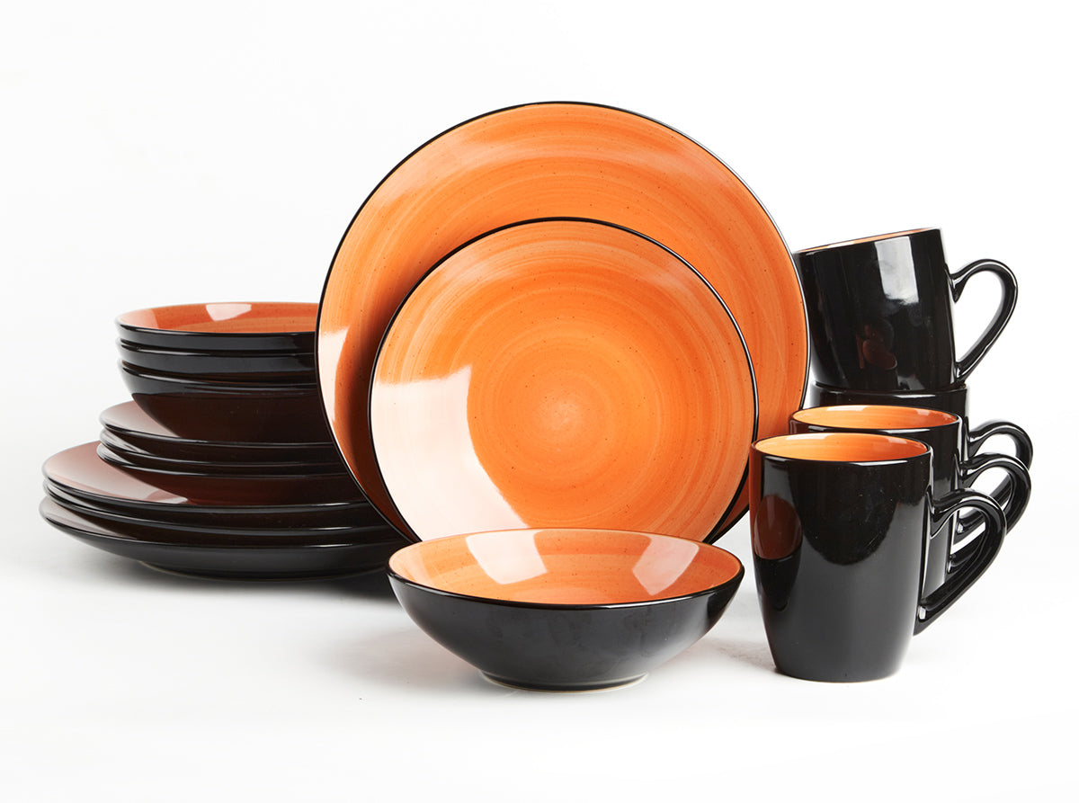 Stoneware Sonoma Hand painted Dinnerware Set