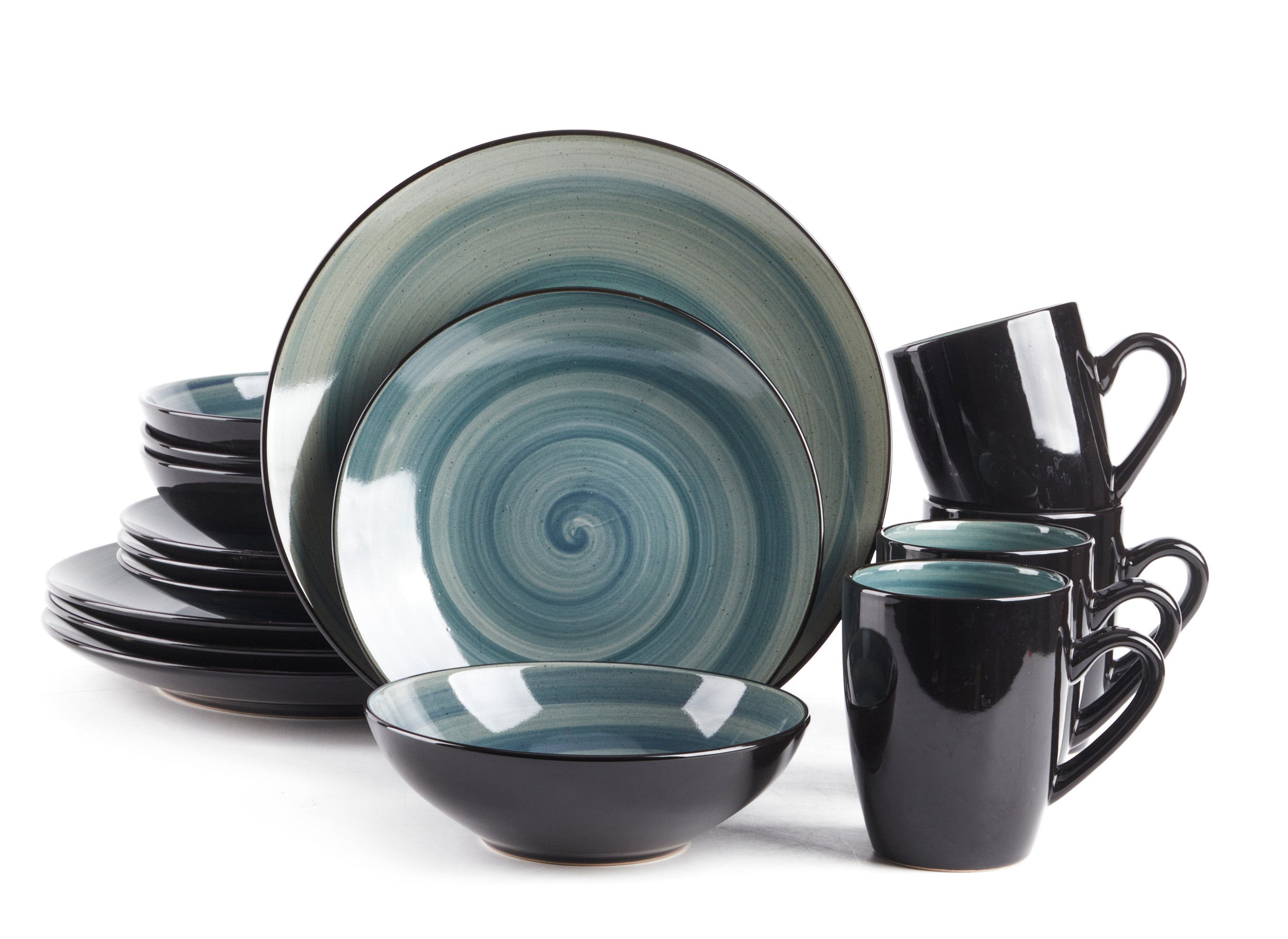 Stoneware Sonoma Hand painted Dinnerware Set