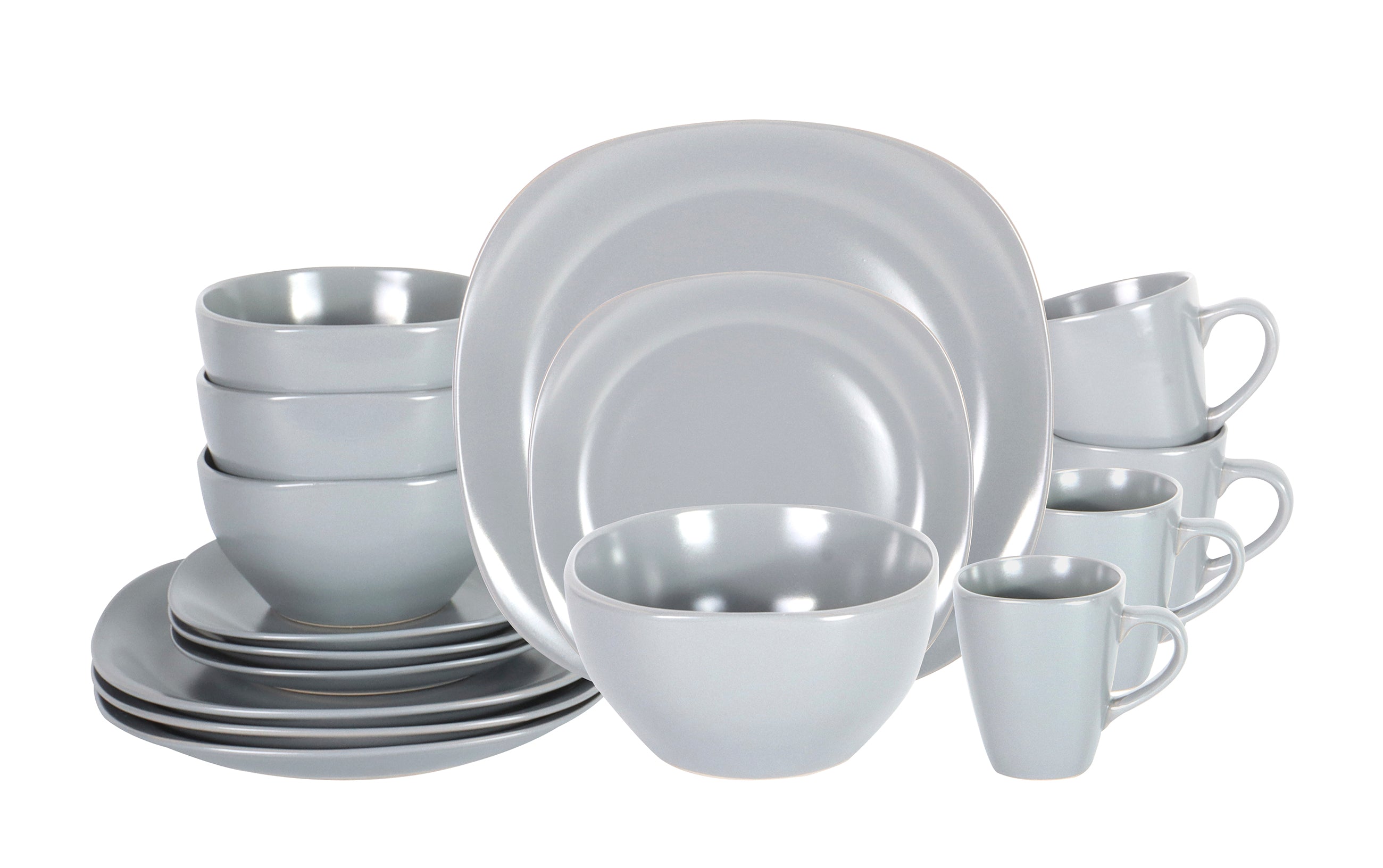 Stoneware Square Dinnerware Set