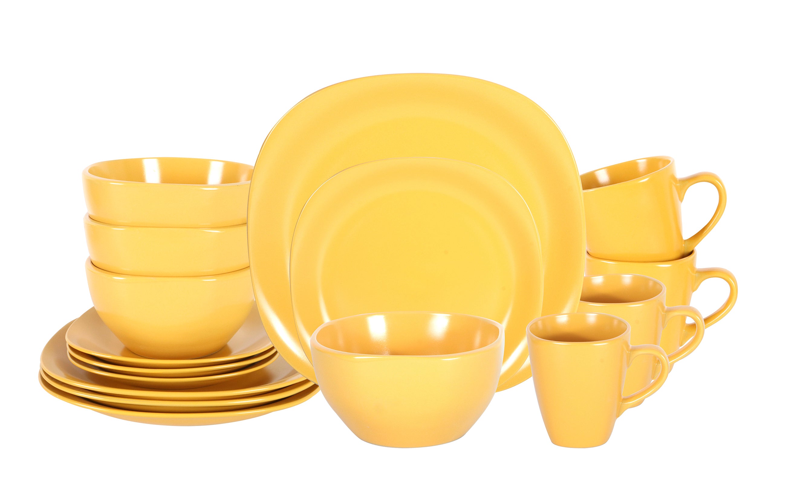 Stoneware Square Dinnerware Set