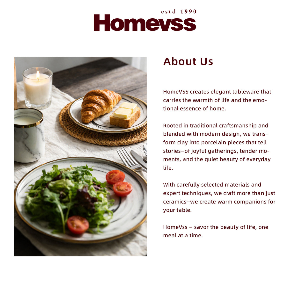 Artisan Marbled Fine China Dinnerware Set