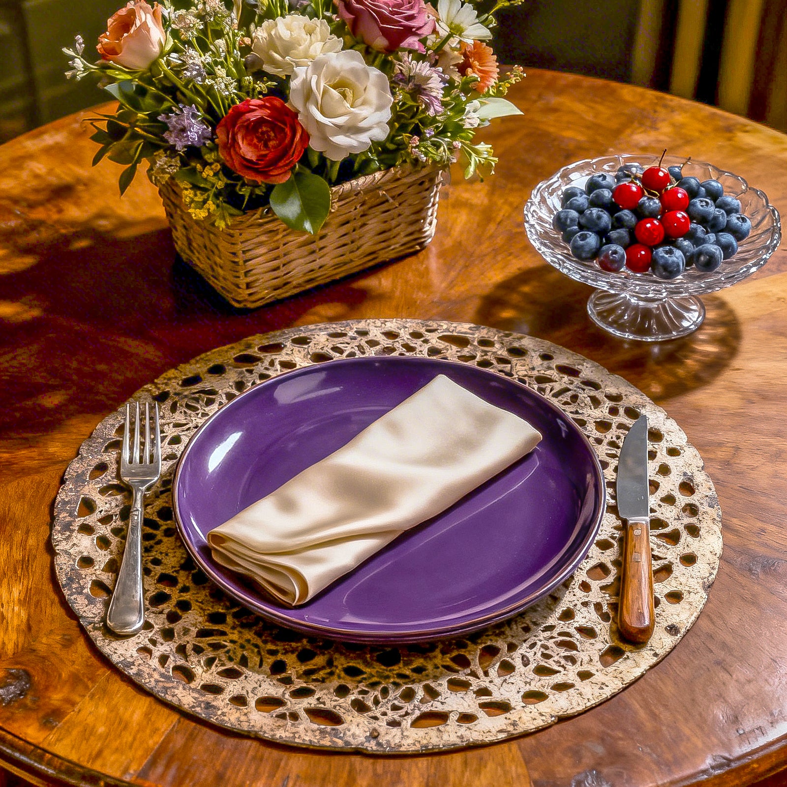 Euro-Nordic Speckled Stoneware Dinnerware Set