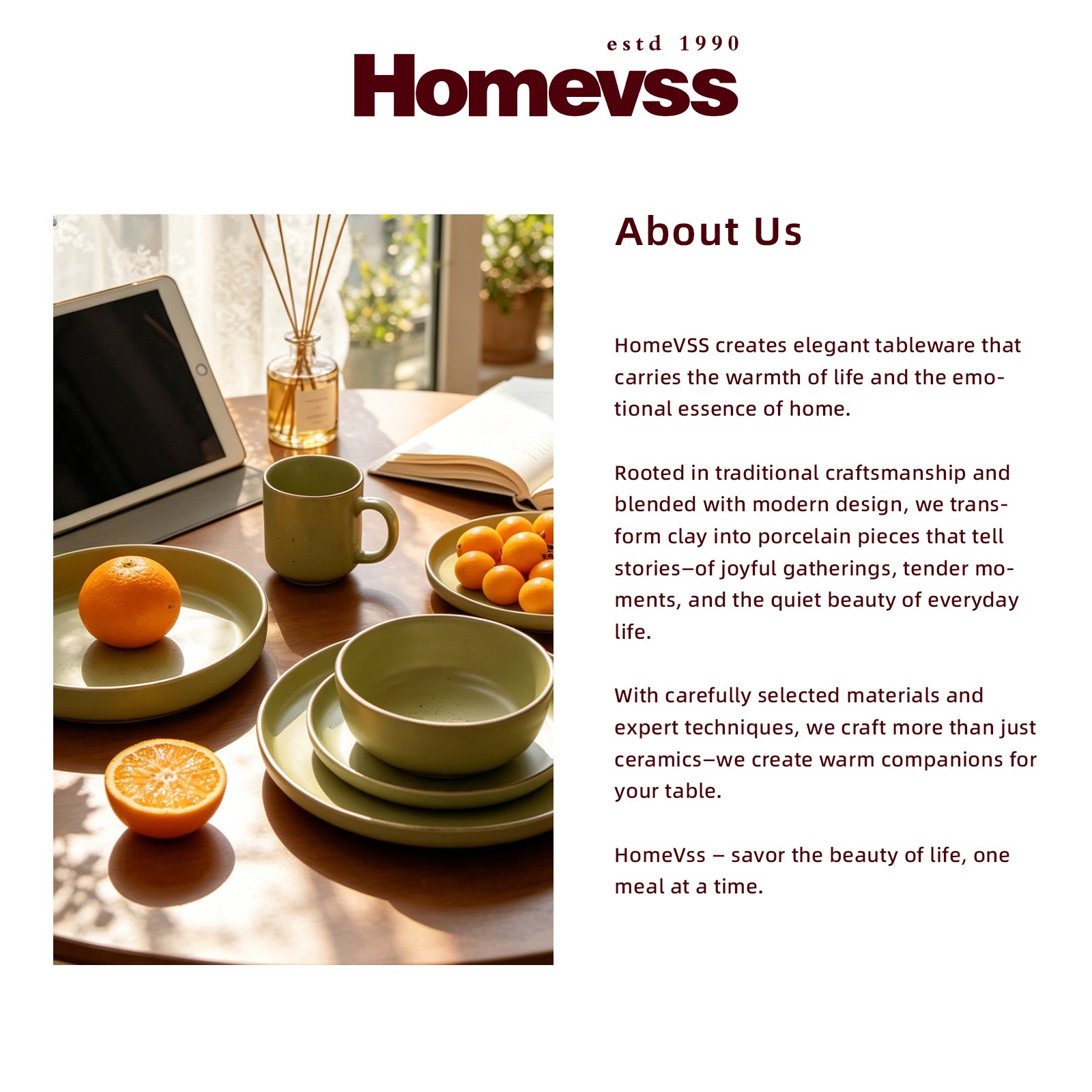 Nordic Rising-Rim Speckled Stoneware Dinnerware Set
