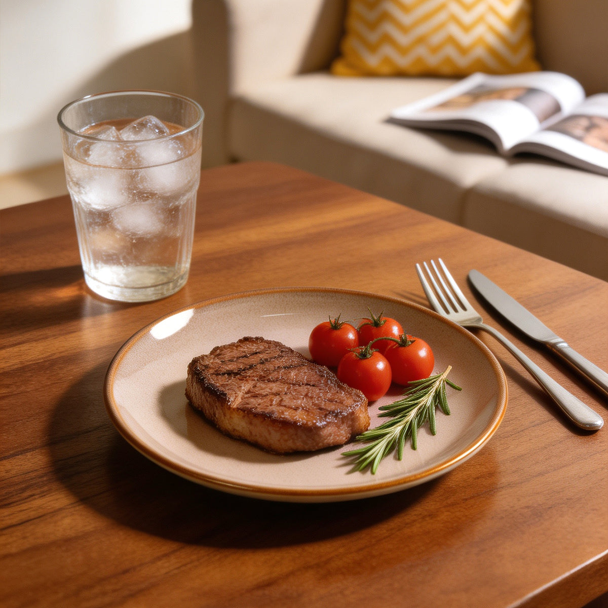 Organic Shape Stoneware Dinnerware Set