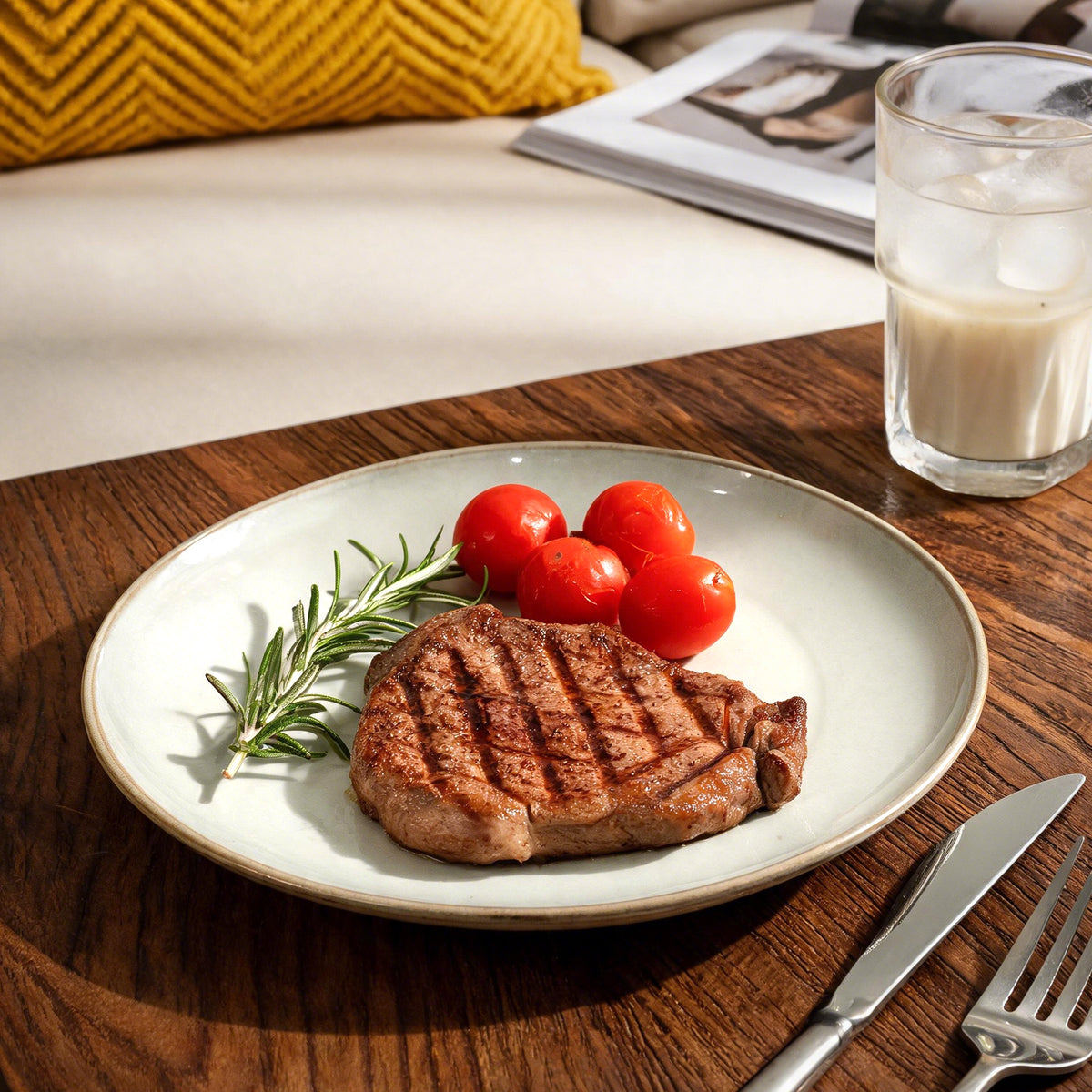 Organic Shape Stoneware Dinnerware Set