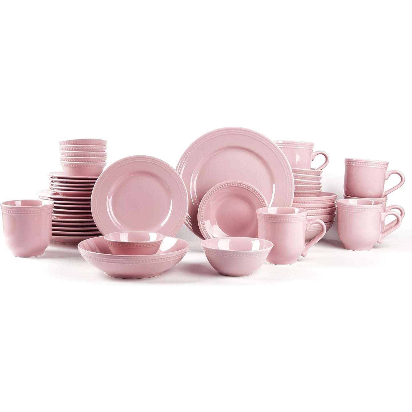 Pearl Dots Stoneware Dinnerware Set