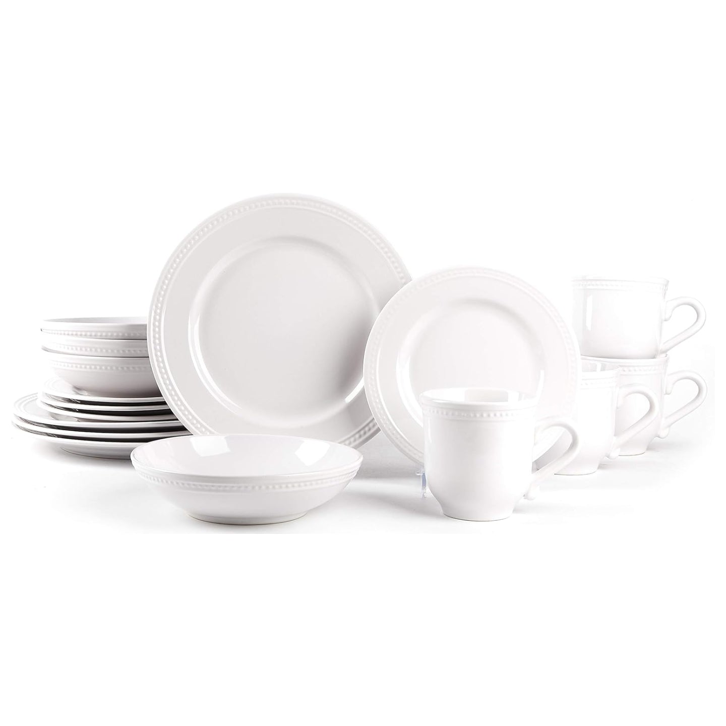 Pearl Dots Stoneware Dinnerware Set
