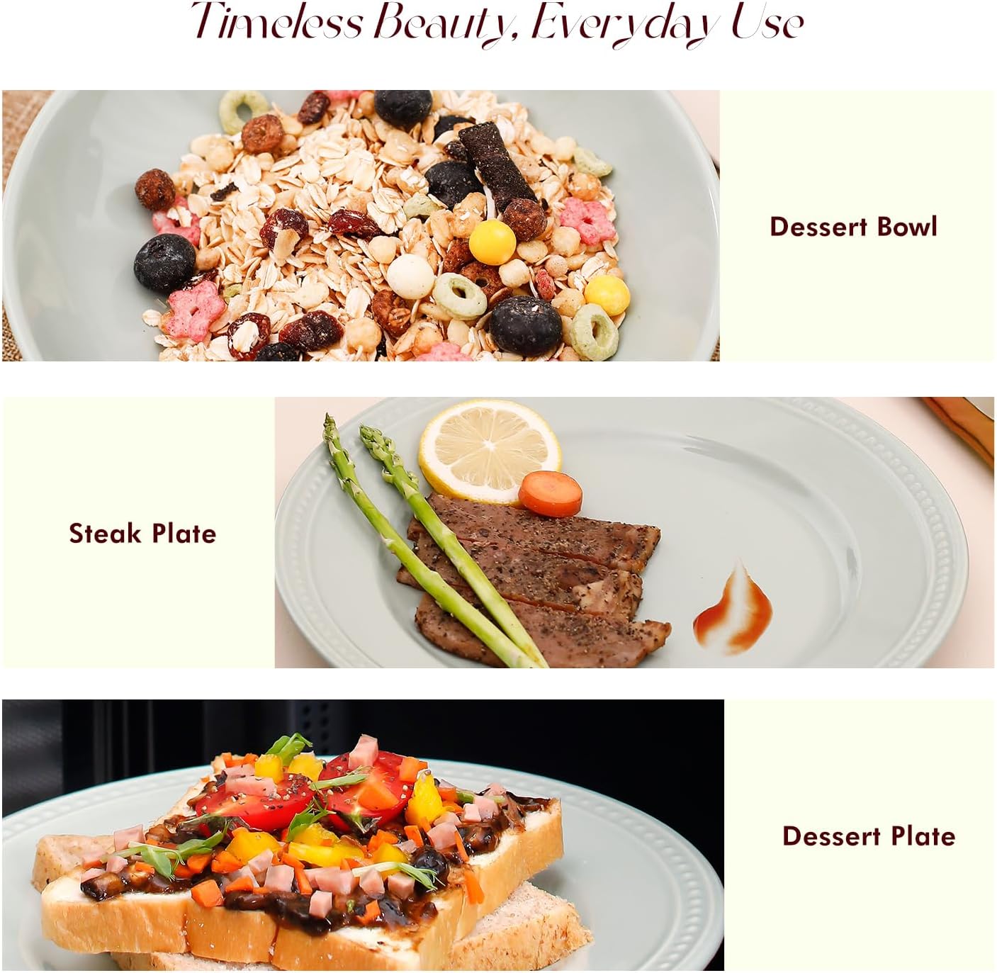 Pearl Dots Stoneware Dinnerware Set