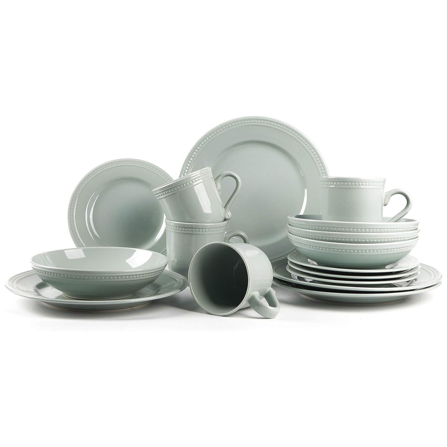 Pearl Dots Stoneware Dinnerware Set