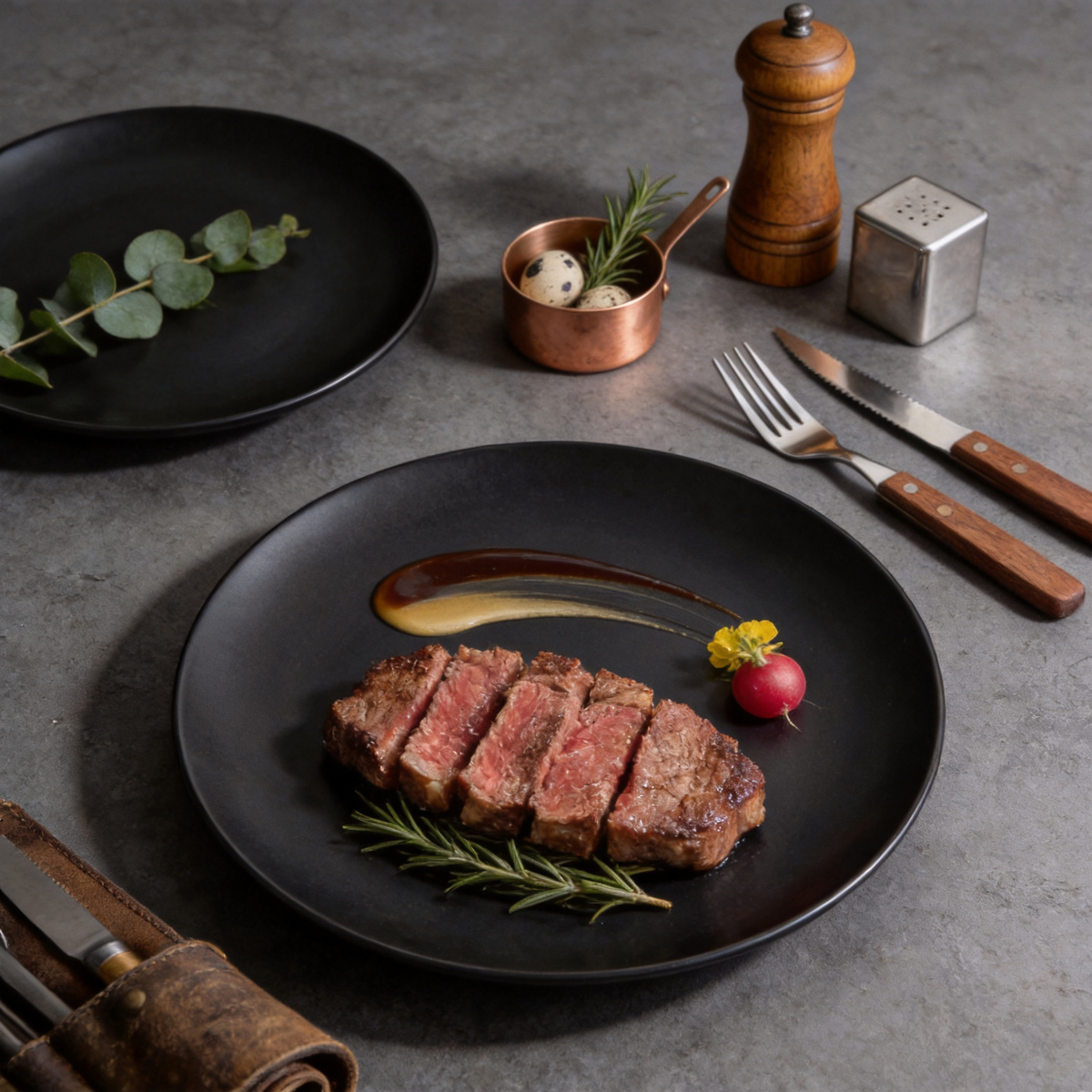 Commercial-Grade Stoneware Coupe Plates
