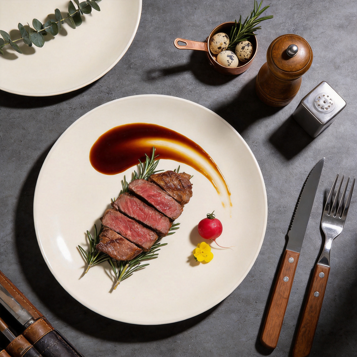 Commercial-Grade Stoneware Coupe Plates