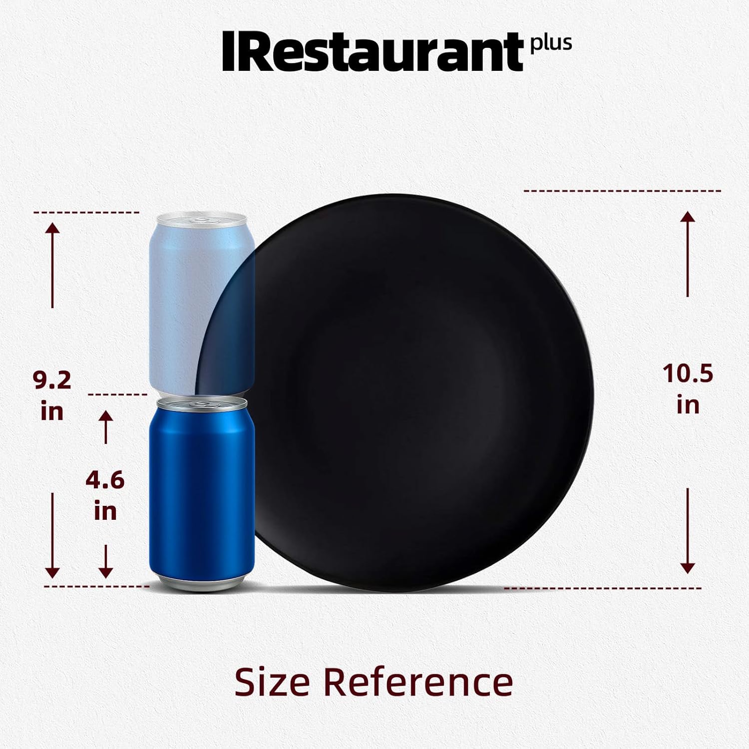 Commercial-Grade Stoneware Coupe Plates