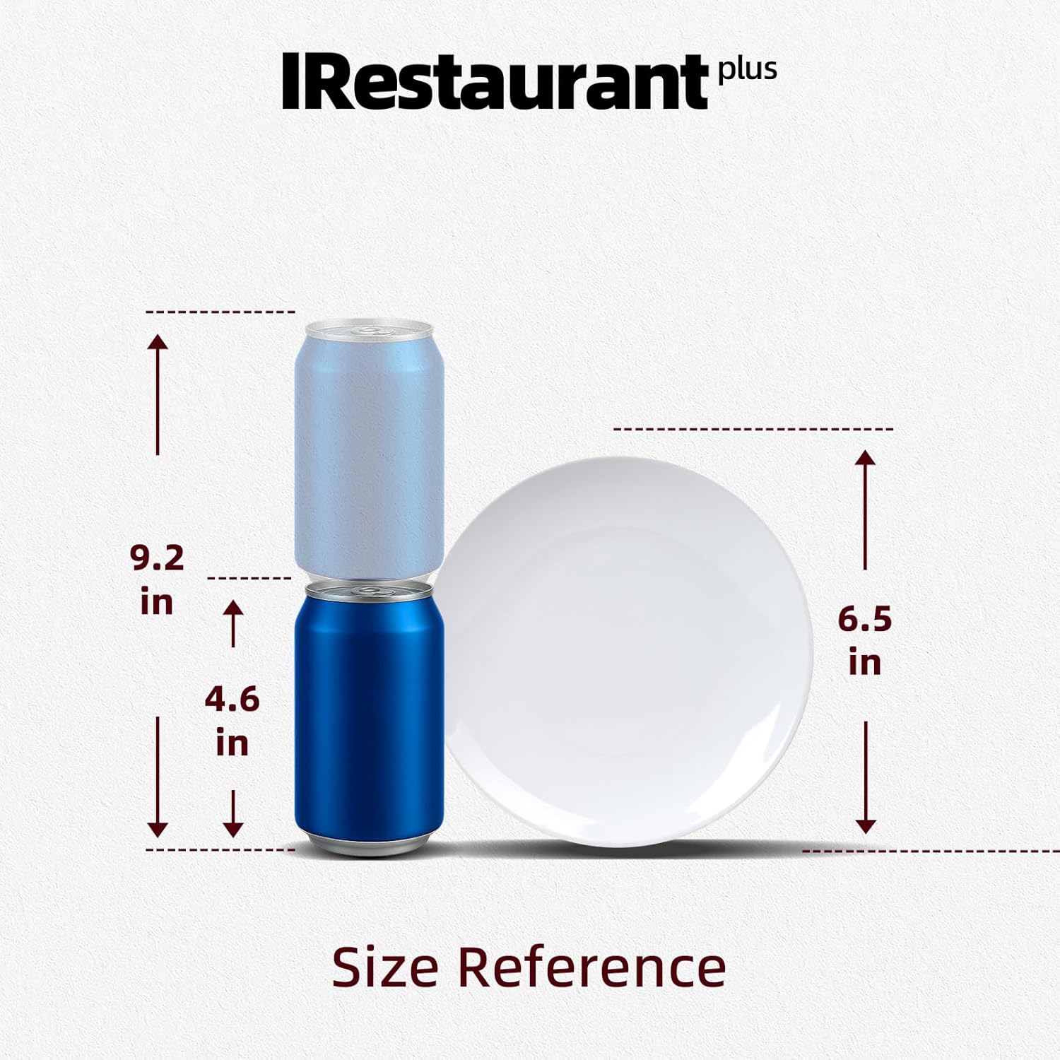 Commercial-Grade Stoneware Coupe Plates