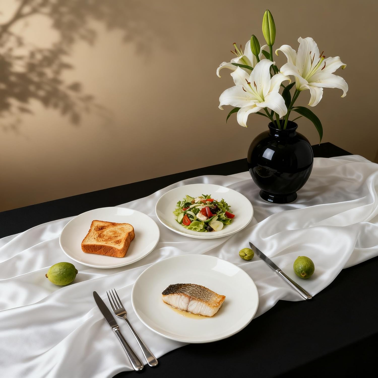 Commercial-Grade Stoneware Coupe Plates