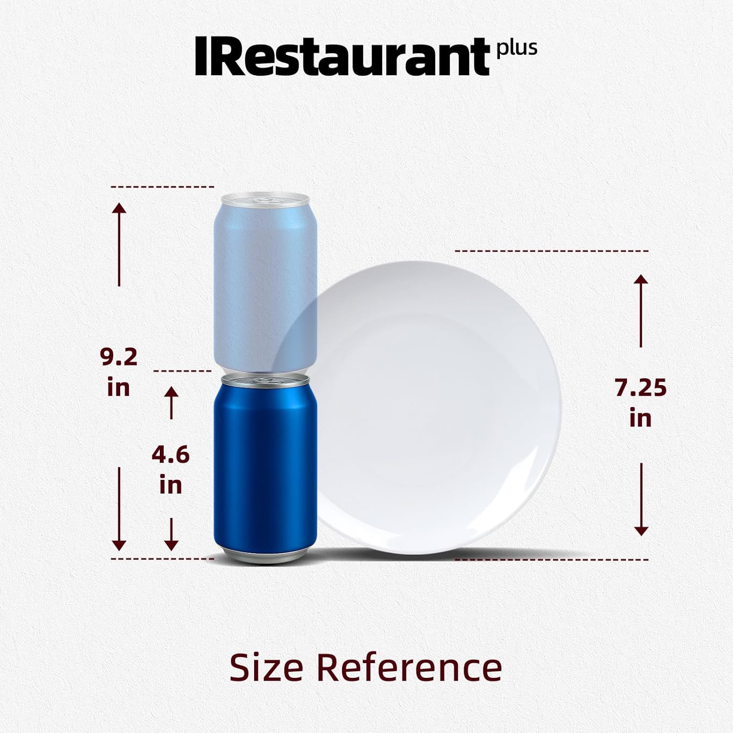 Commercial-Grade Stoneware Coupe Plates