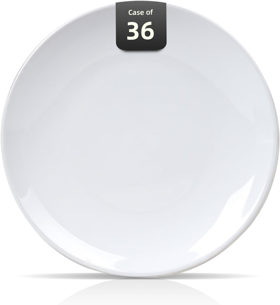 Commercial-Grade Stoneware Coupe Plates