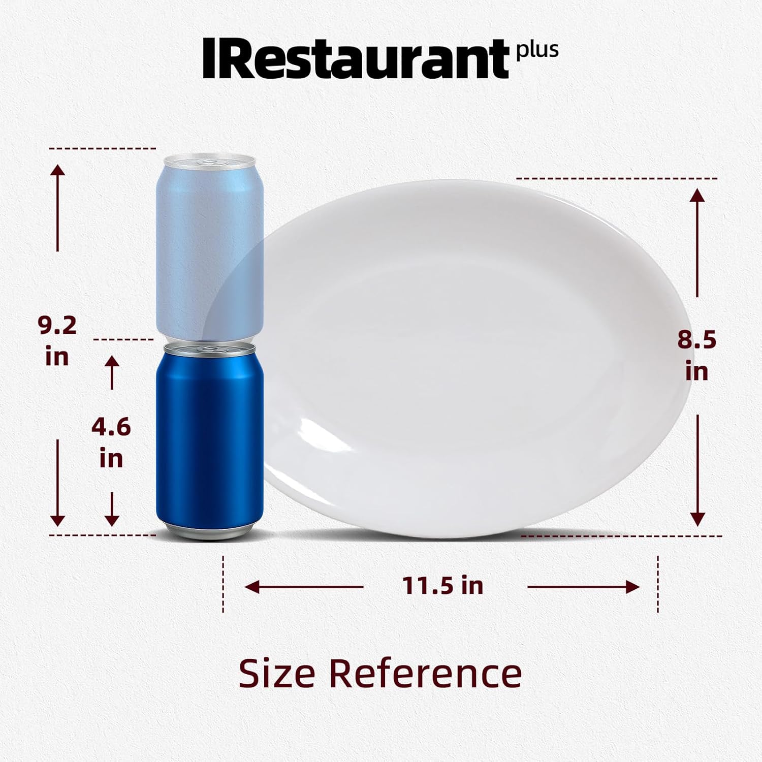 Commercial-Grade Stoneware Oval Platters