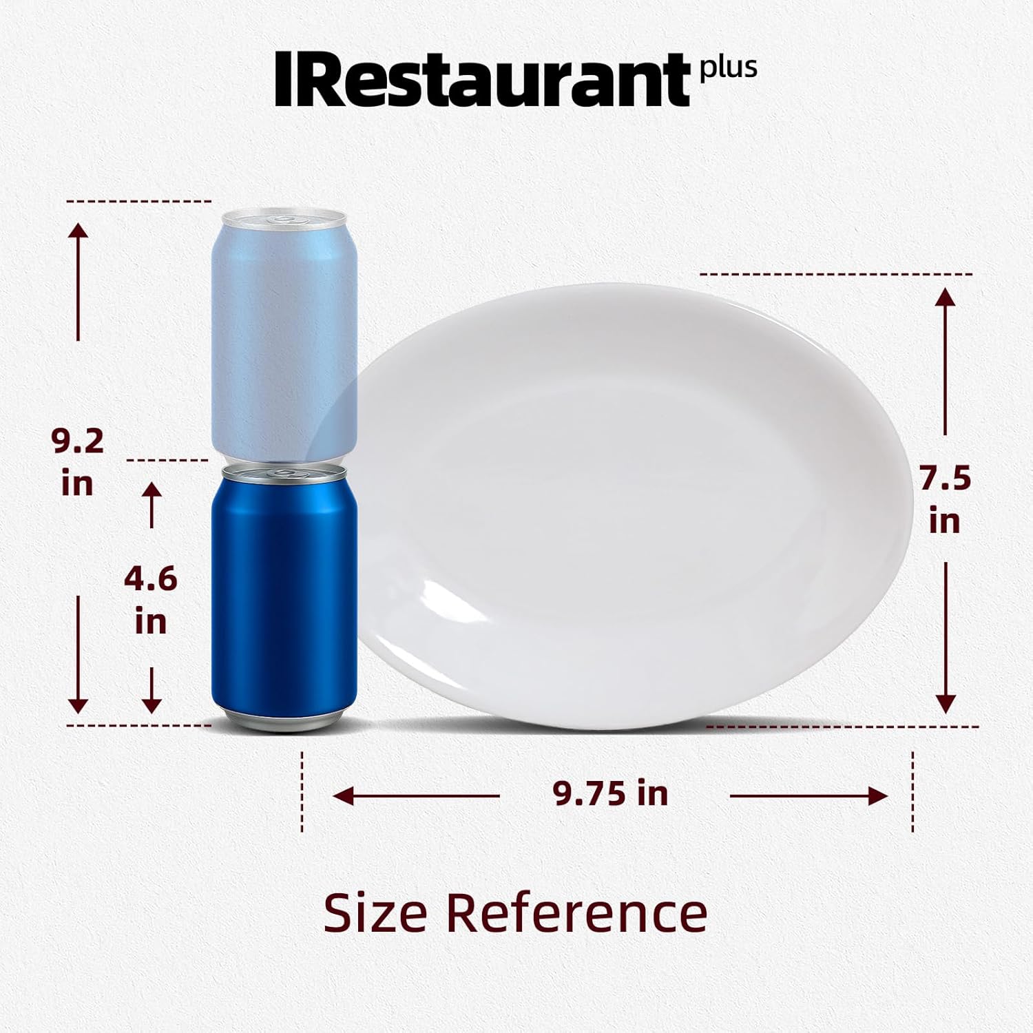 Commercial-Grade Stoneware Oval Platters