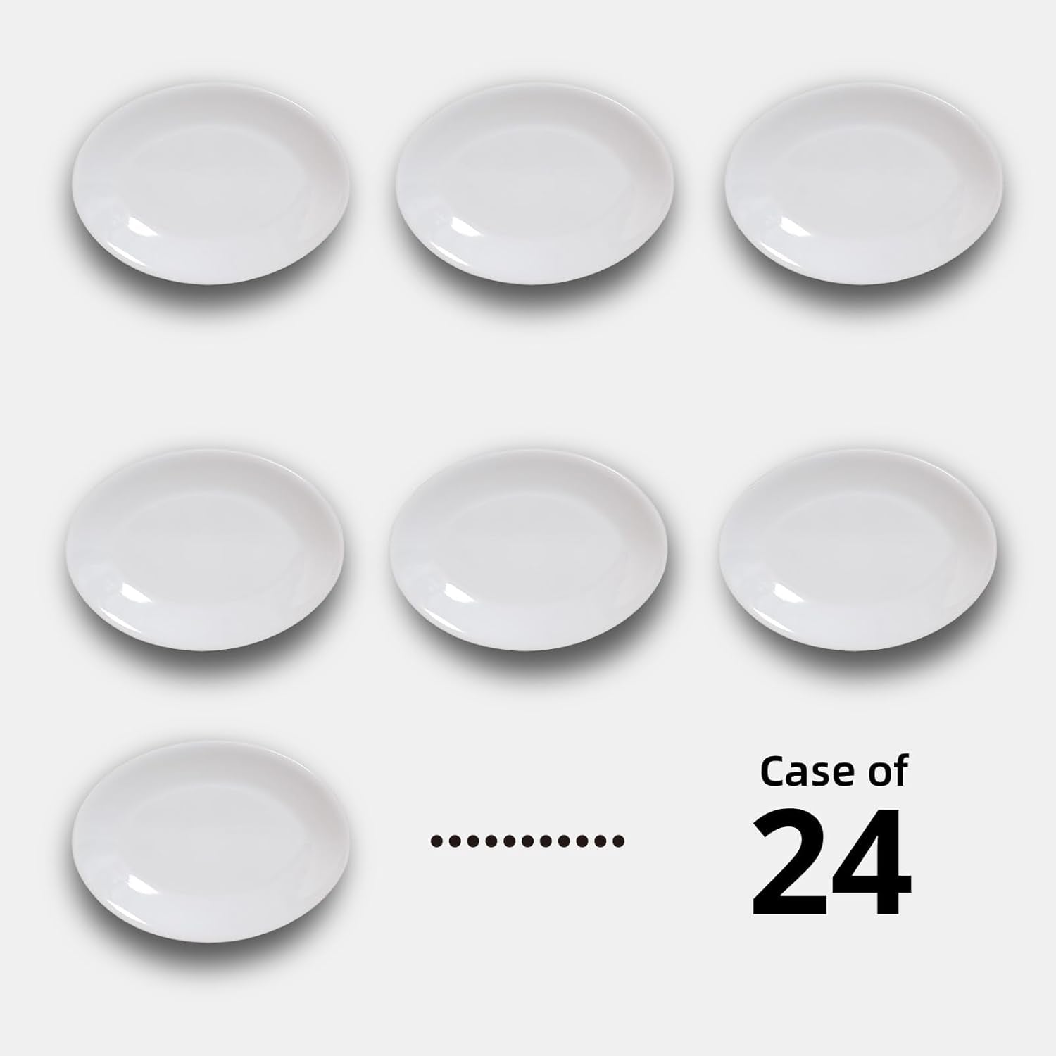 Commercial-Grade Stoneware Oval Platters
