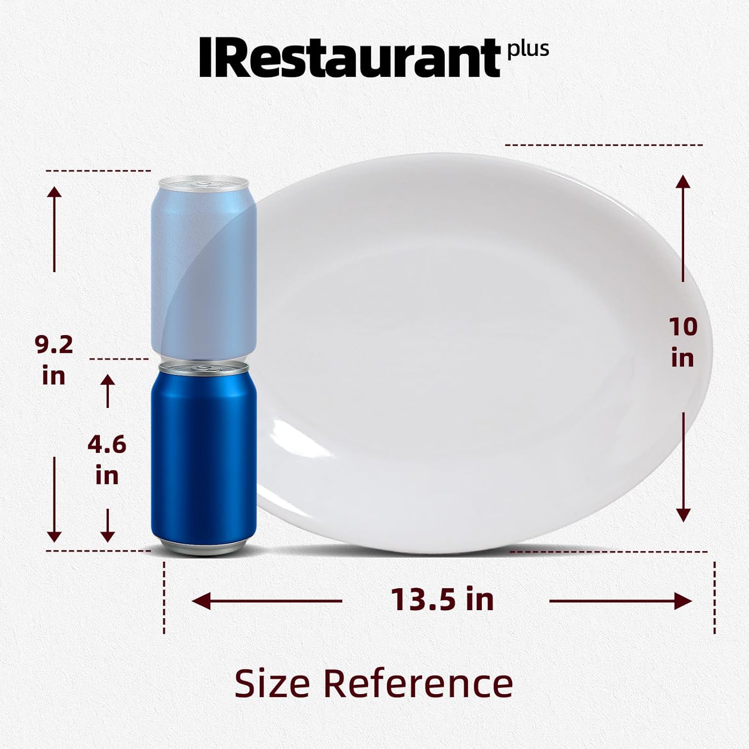 Commercial-Grade Stoneware Oval Platters