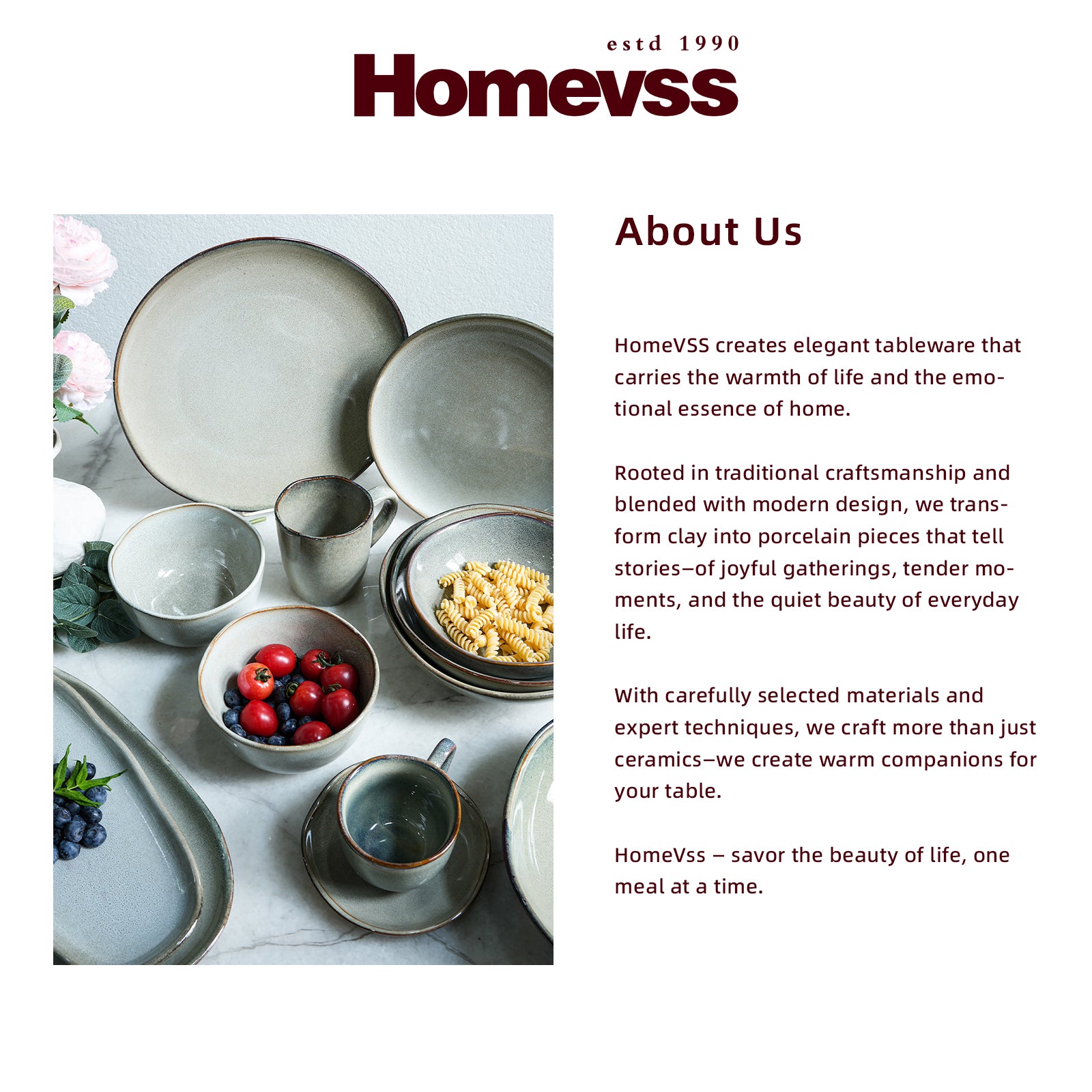 Organic Shape Highland Plates