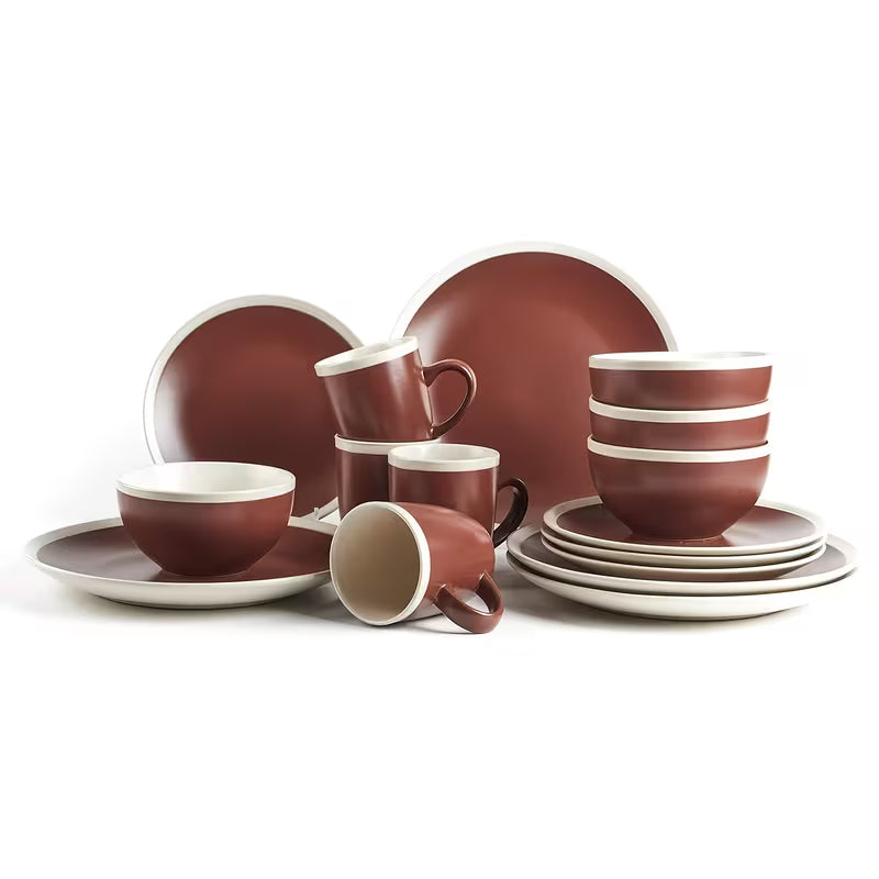 Rock Ridge Speckled Stoneware Dinnerware Set