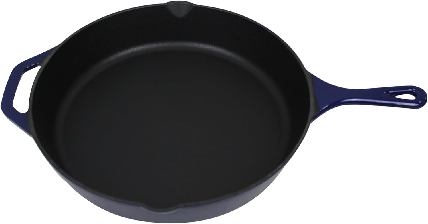 Enameled Cast Iron Skillet