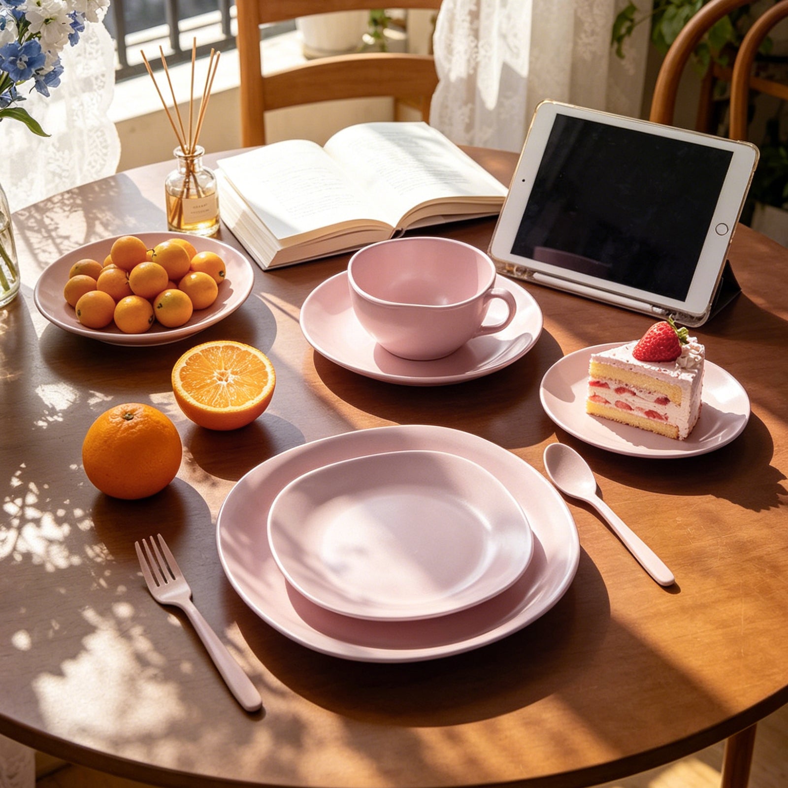 Stoneware Square Dinnerware Set