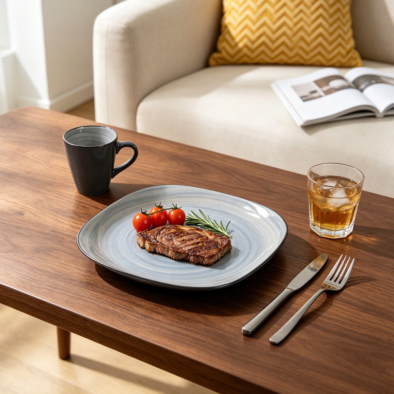 Stoneware Square Dinnerware Set