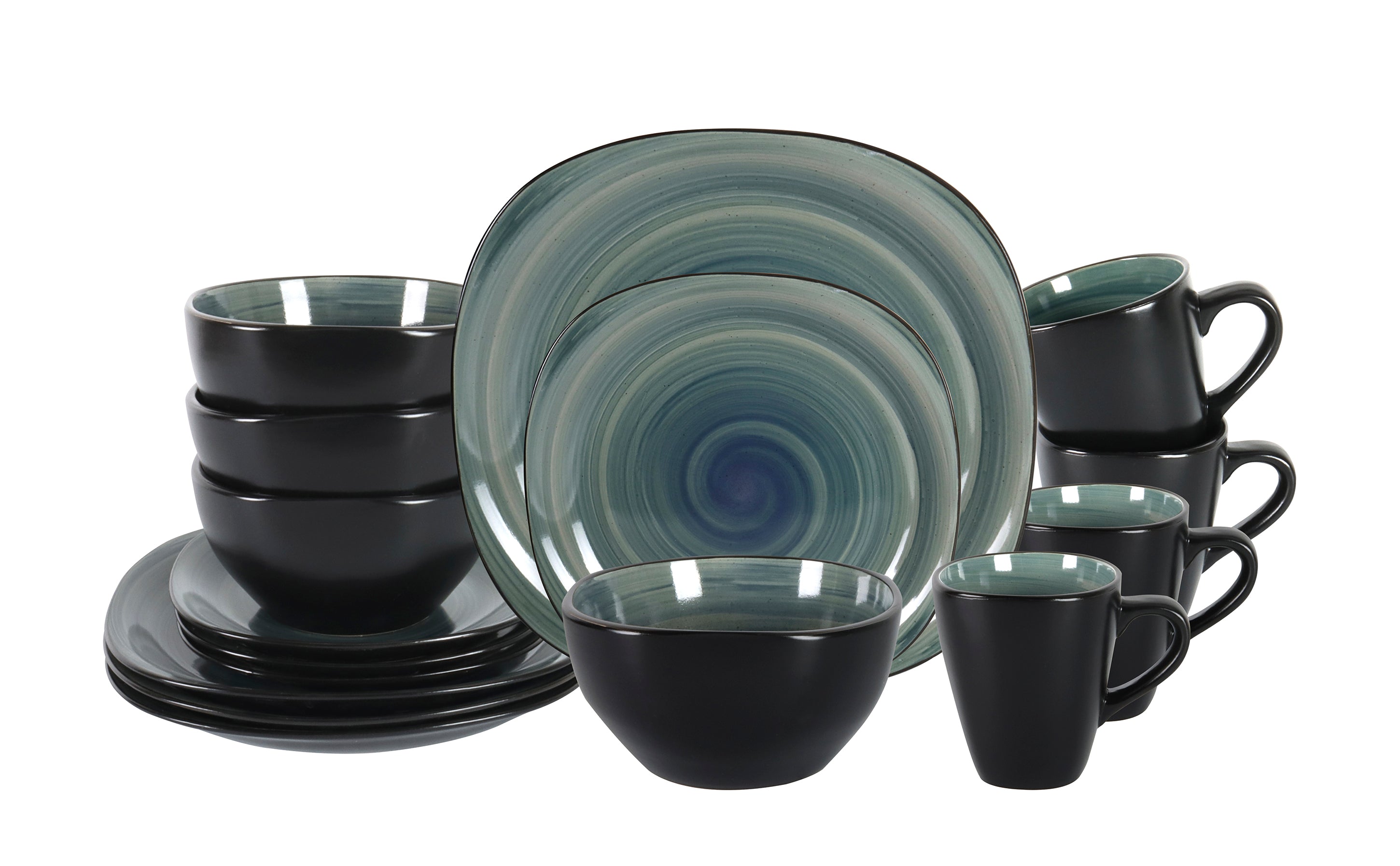 Stoneware Square Dinnerware Set