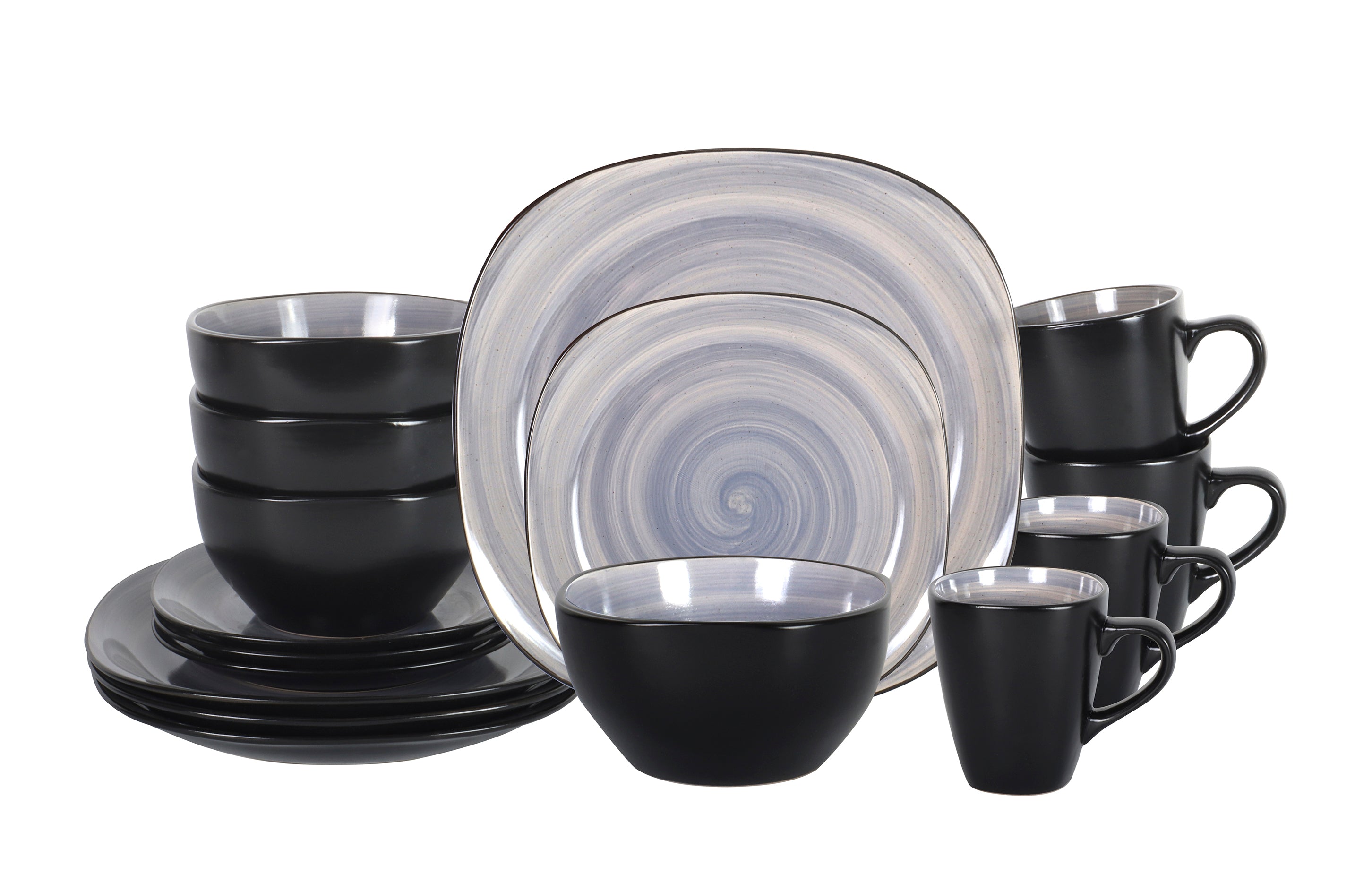 Stoneware Square Dinnerware Set