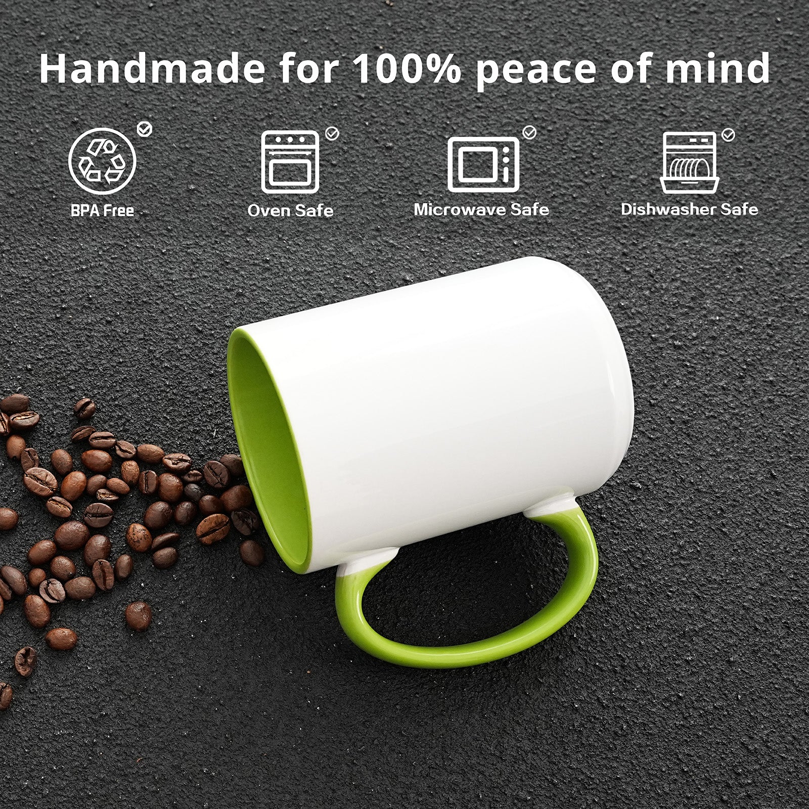 Stoneware 15oz Sublimation Mugs