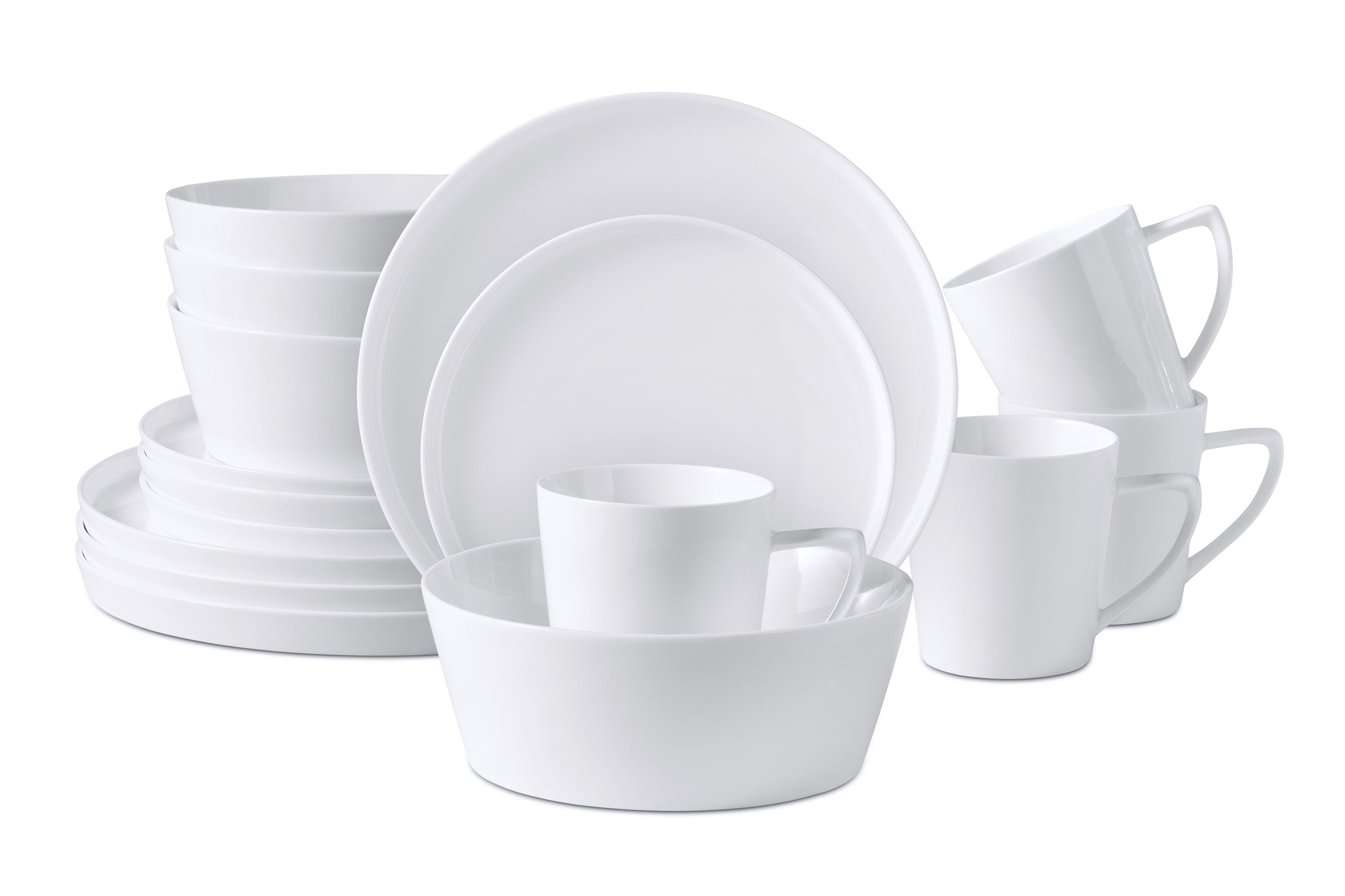 Bone China Nordic Style Cone Shape  Dinnerware Set