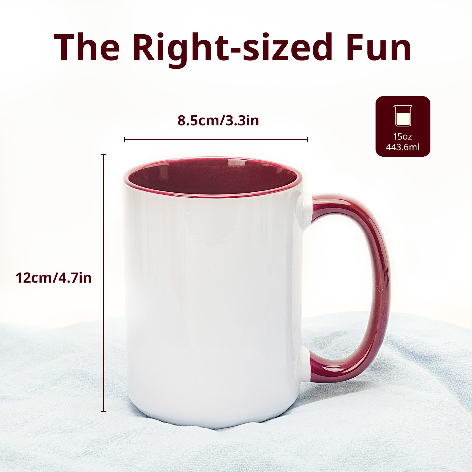 Stoneware 15oz Sublimation Mugs