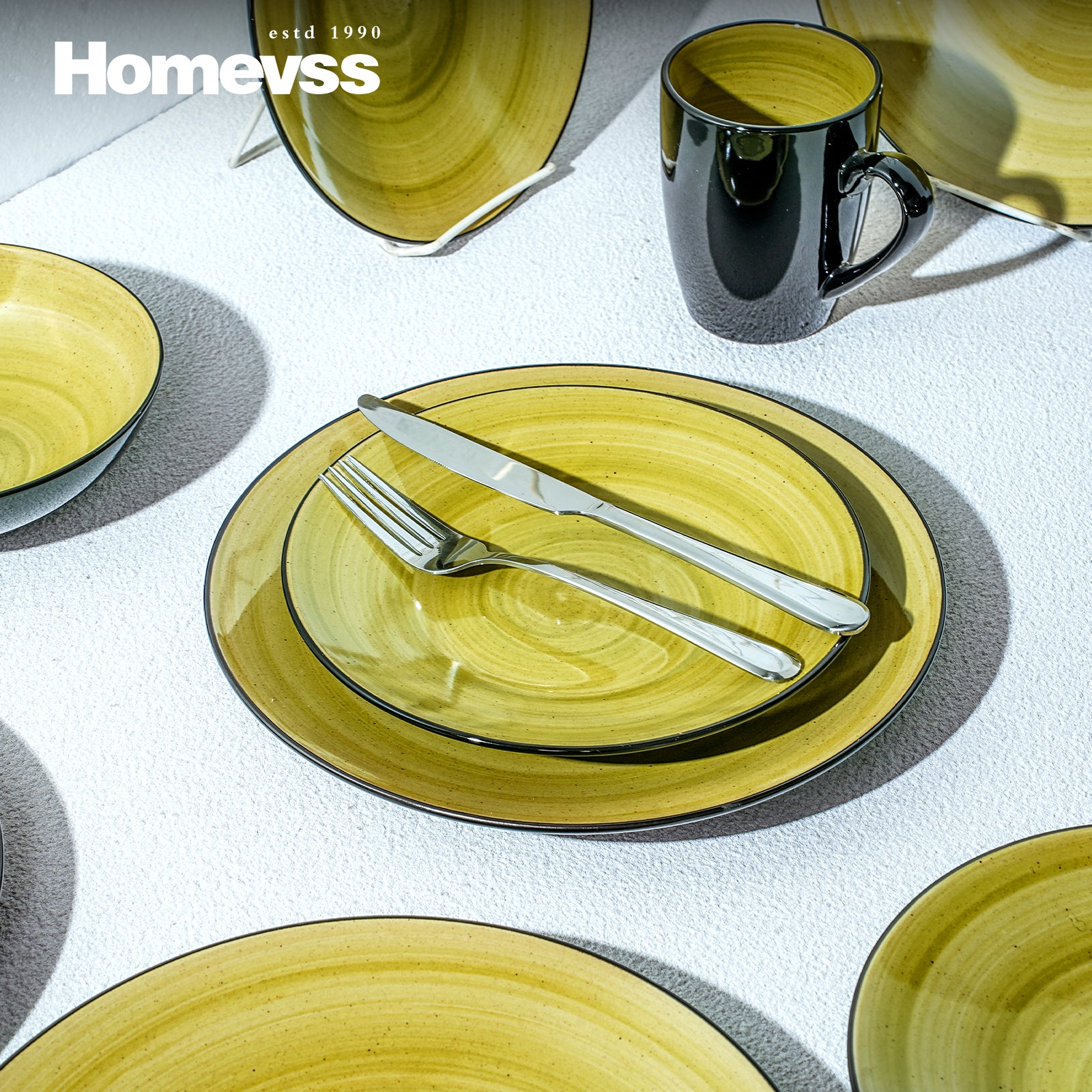 Sonoma Hand-painted Stoneware Dinnerware Set