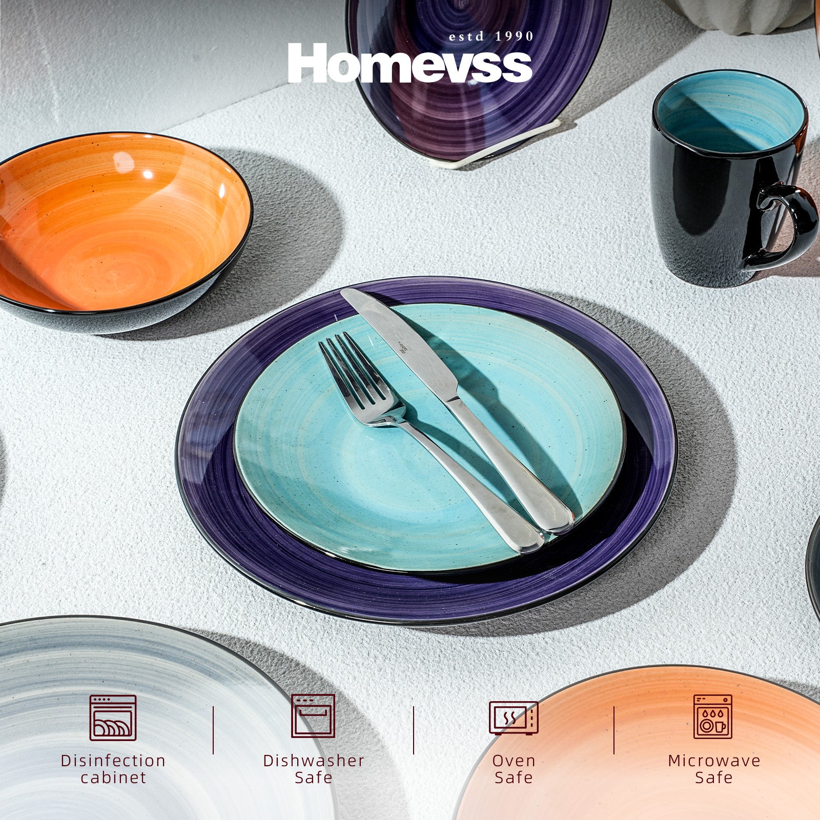 Sonoma Hand-painted Stoneware Dinnerware Set