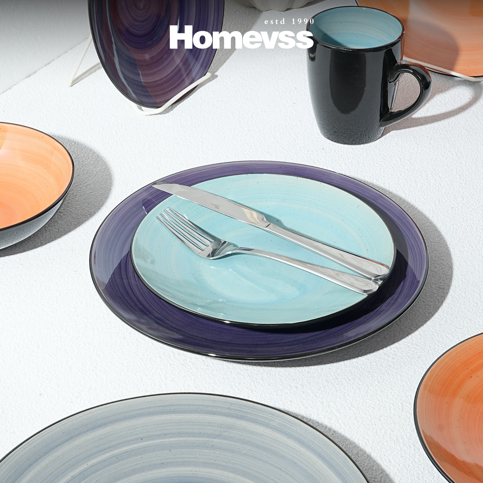 Sonoma Hand-painted Stoneware Dinnerware Set