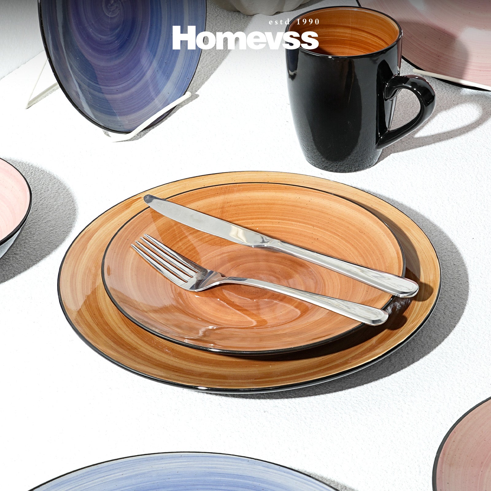 Sonoma Hand-painted Stoneware Dinnerware Set