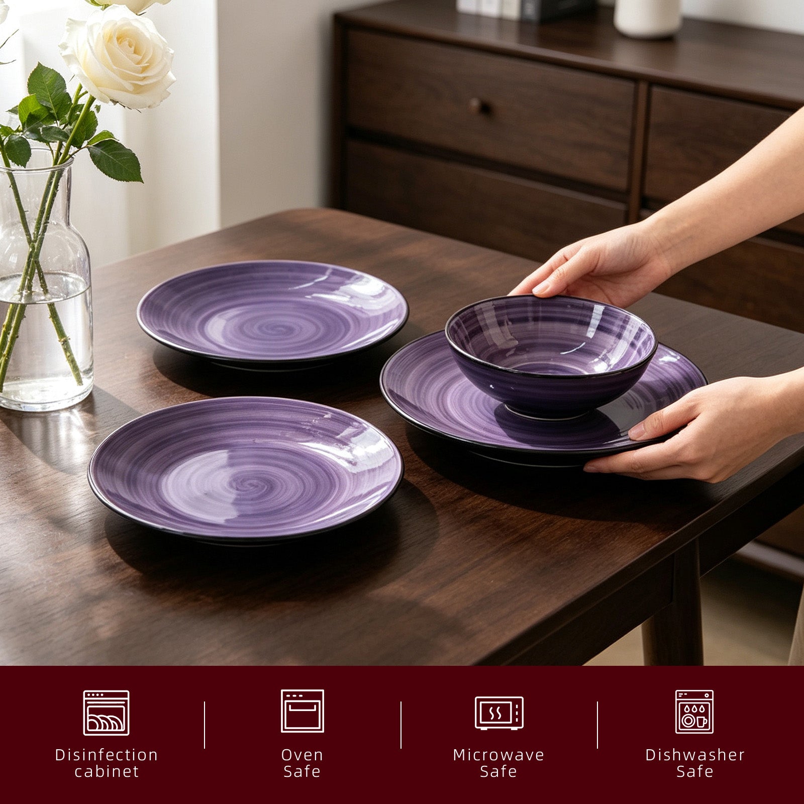 Sonoma Hand-painted Stoneware Dinnerware Set